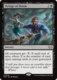 Deluge of Doom - Commander: Duskmourn: House of Horror - Magic: The Gathering card