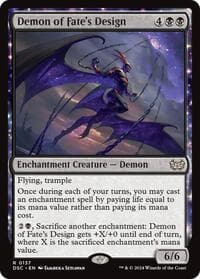 Demon of Fate's Design - Commander: Duskmourn: House of Horror - Magic: The Gathering card