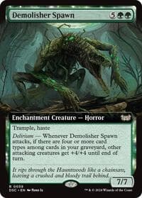 Demolisher Spawn (Extended Art) - Commander: Duskmourn: House of Horror - Magic: The Gathering card