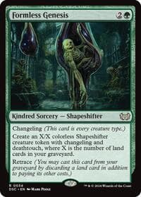 Formless Genesis - Commander: Duskmourn: House of Horror - Magic: The Gathering card