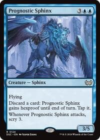 Prognostic Sphinx - Commander: Duskmourn: House of Horror - Magic: The Gathering card