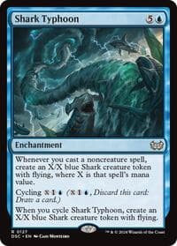 Shark Typhoon - Commander: Duskmourn: House of Horror - Magic: The Gathering card