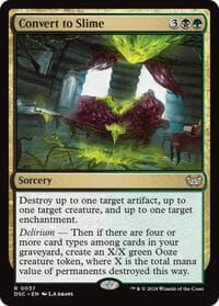 Convert to Slime - Commander: Duskmourn: House of Horror - Magic: The Gathering card