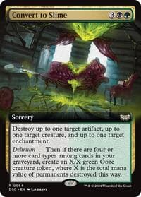 Convert to Slime (Extended Art) - Commander: Duskmourn: House of Horror - Magic: The Gathering card