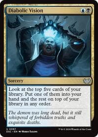 Diabolic Vision - Commander: Duskmourn: House of Horror - Magic: The Gathering card