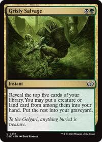 Grisly Salvage - Commander: Duskmourn: House of Horror - Magic: The Gathering card