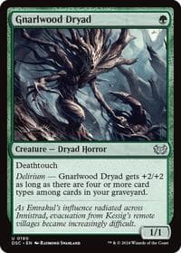 Gnarlwood Dryad - Commander: Duskmourn: House of Horror - Magic: The Gathering card