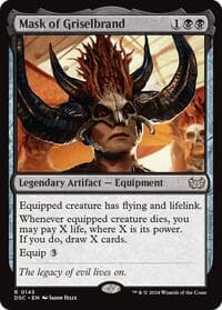 Mask of Griselbrand - Commander: Duskmourn: House of Horror - Magic: The Gathering card