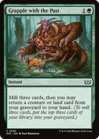 Grapple with the Past - Commander: Duskmourn: House of Horror - Magic: The Gathering card