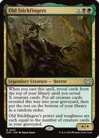 Old Stickfingers - Commander: Duskmourn: House of Horror - Magic: The Gathering card