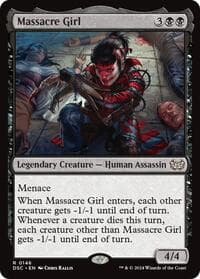 Massacre Girl - Commander: Duskmourn: House of Horror - Magic: The Gathering card