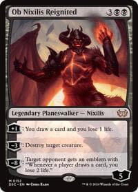 Ob Nixilis Reignited - Commander: Duskmourn: House of Horror - Magic: The Gathering card