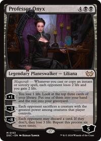Professor Onyx - Commander: Duskmourn: House of Horror - Magic: The Gathering card