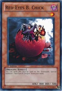 Red-Eyes B. Chick - Structure Deck: Dragons Collide - YuGiOh card