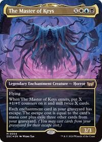 The Master of Keys (Borderless) - Commander: Duskmourn: House of Horror - Magic: The Gathering card