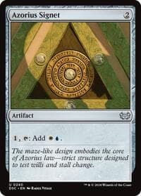 Azorius Signet - Commander: Duskmourn: House of Horror - Magic: The Gathering card
