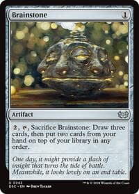 Brainstone - Commander: Duskmourn: House of Horror - Magic: The Gathering card