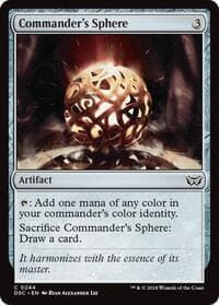 Commander's Sphere - Commander: Duskmourn: House of Horror - Magic: The Gathering card