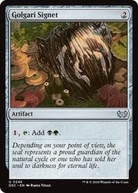 Golgari Signet - Commander: Duskmourn: House of Horror - Magic: The Gathering card