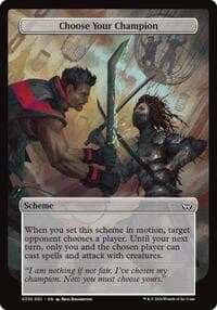 Choose Your Champion (Full Art) - Archenemy: Duskmourn - Magic: The Gathering card