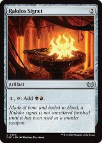 Rakdos Signet - Commander: Duskmourn: House of Horror - Magic: The Gathering card