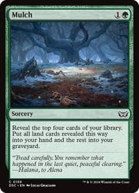 Mulch - Commander: Duskmourn: House of Horror - Magic: The Gathering card
