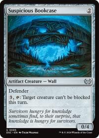 Suspicious Bookcase - Commander: Duskmourn: House of Horror - Magic: The Gathering card