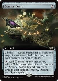 Seance Board (Extended Art) - Commander: Duskmourn: House of Horror - Magic: The Gathering card