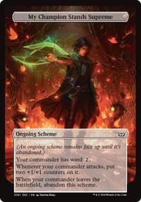 My Champion Stands Supreme (Full Art) - Archenemy: Duskmourn - Magic: The Gathering card