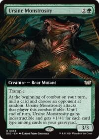Ursine Monstrosity (Extended Art) - Commander: Duskmourn: House of Horror - Magic: The Gathering card