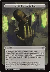 My Will Is Irresistible (Full Art) - Archenemy: Duskmourn - Magic: The Gathering card