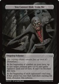 You Cannot Hide from Me (Full Art) - Archenemy: Duskmourn - Magic: The Gathering card