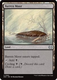 Barren Moor - Commander: Duskmourn: House of Horror - Magic: The Gathering card