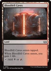 Bloodfell Caves - Commander: Duskmourn: House of Horror - Magic: The Gathering card