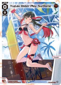 Yuzuki Water Play, Surflame (Parallel) - Fesonne Diva - WIXOSS card