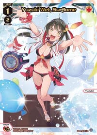 Yuzuki Wet, Surflame (LR) - Fesonne Diva - WIXOSS card