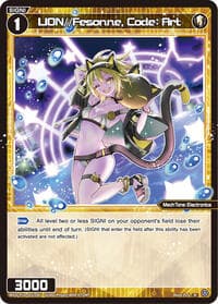 LION//Fesonne, Code: Art - Fesonne Diva - WIXOSS card