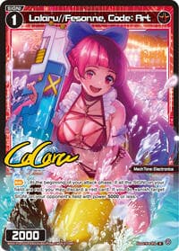 Lalaru//Fesonne, Code: Art (Parallel) - Fesonne Diva - WIXOSS card