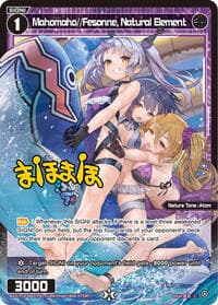 Mahomaho//Fesonne, Natural Element (Parallel) - Fesonne Diva - WIXOSS card