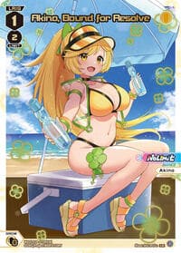 Akino, Bound for Resolve (LR) - Fesonne Diva - WIXOSS card