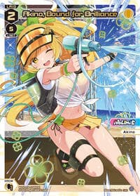 Akino, Bound for Brilliance (LR) - Fesonne Diva - WIXOSS card