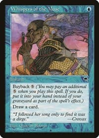 Whispers of the Muse - Tempest - Magic: The Gathering card