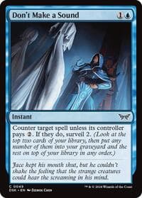 Don't Make a Sound - Duskmourn: House of Horror - Magic: The Gathering card