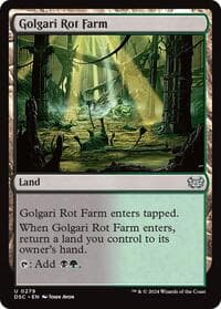 Golgari Rot Farm - Commander: Duskmourn: House of Horror - Magic: The Gathering card
