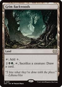 Grim Backwoods - Commander: Duskmourn: House of Horror - Magic: The Gathering card