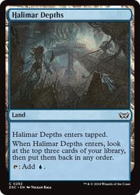 Halimar Depths - Commander: Duskmourn: House of Horror - Magic: The Gathering card