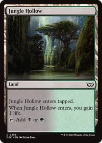 Jungle Hollow - Commander: Duskmourn: House of Horror - Magic: The Gathering card