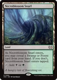 Necroblossom Snarl - Commander: Duskmourn: House of Horror - Magic: The Gathering card