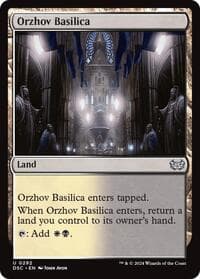 Orzhov Basilica - Commander: Duskmourn: House of Horror - Magic: The Gathering card
