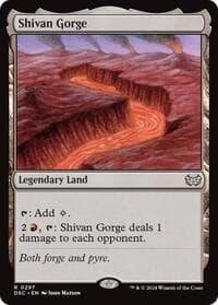 Shivan Gorge - Commander: Duskmourn: House of Horror - Magic: The Gathering card